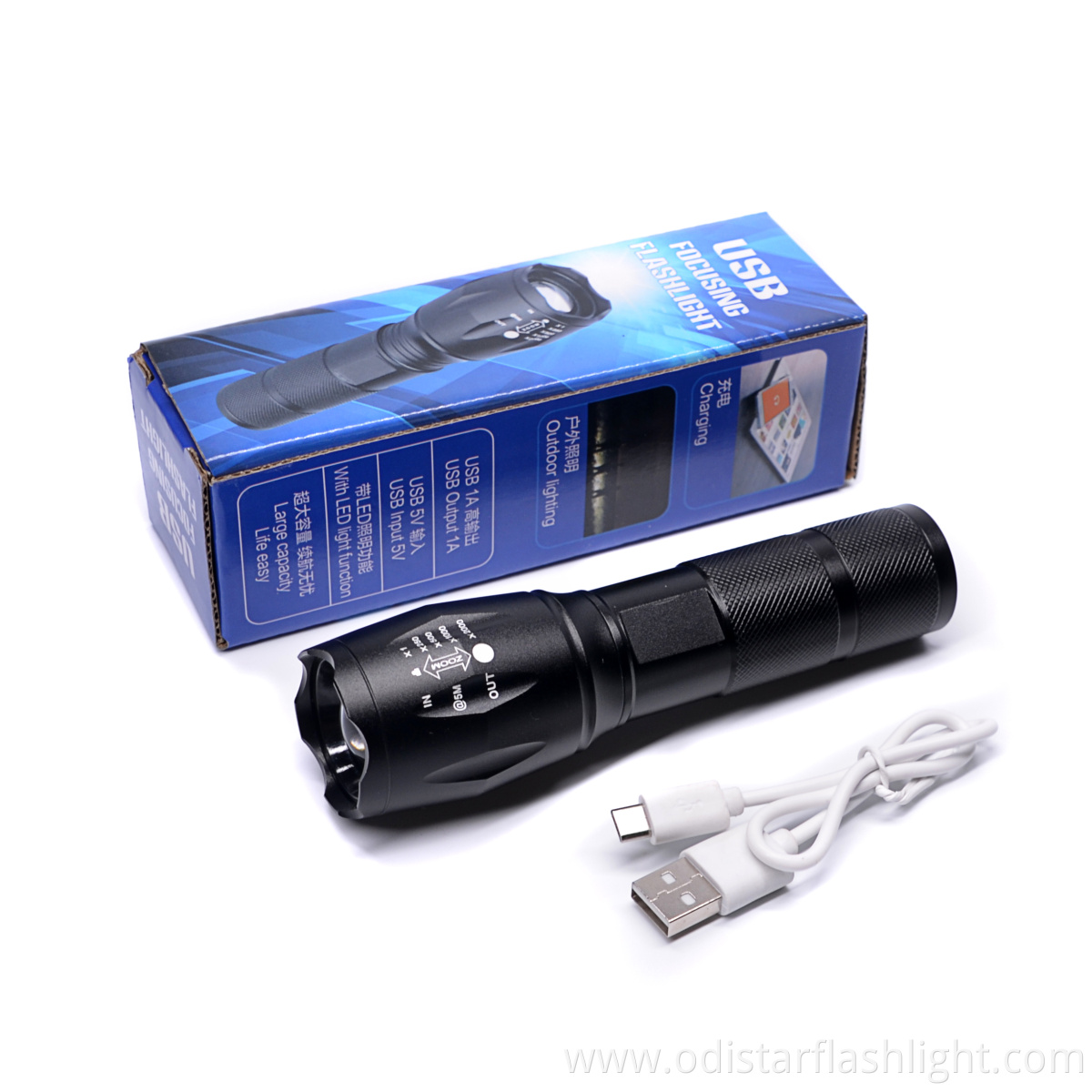 zoom LED Flashlight